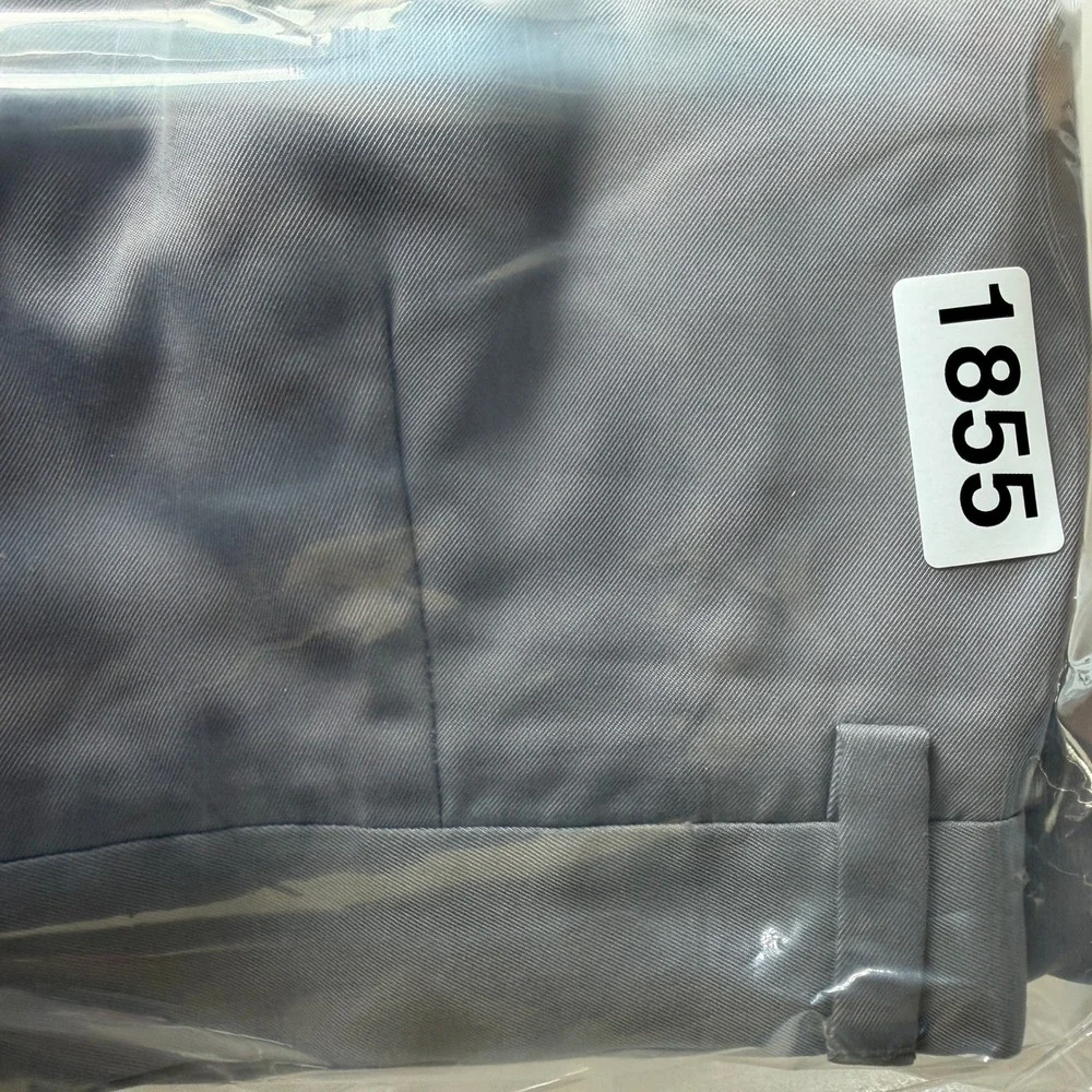 Grand Slam Mens Gray Golf Shorts Size 33 Flat Front Zippered Utility Pocket